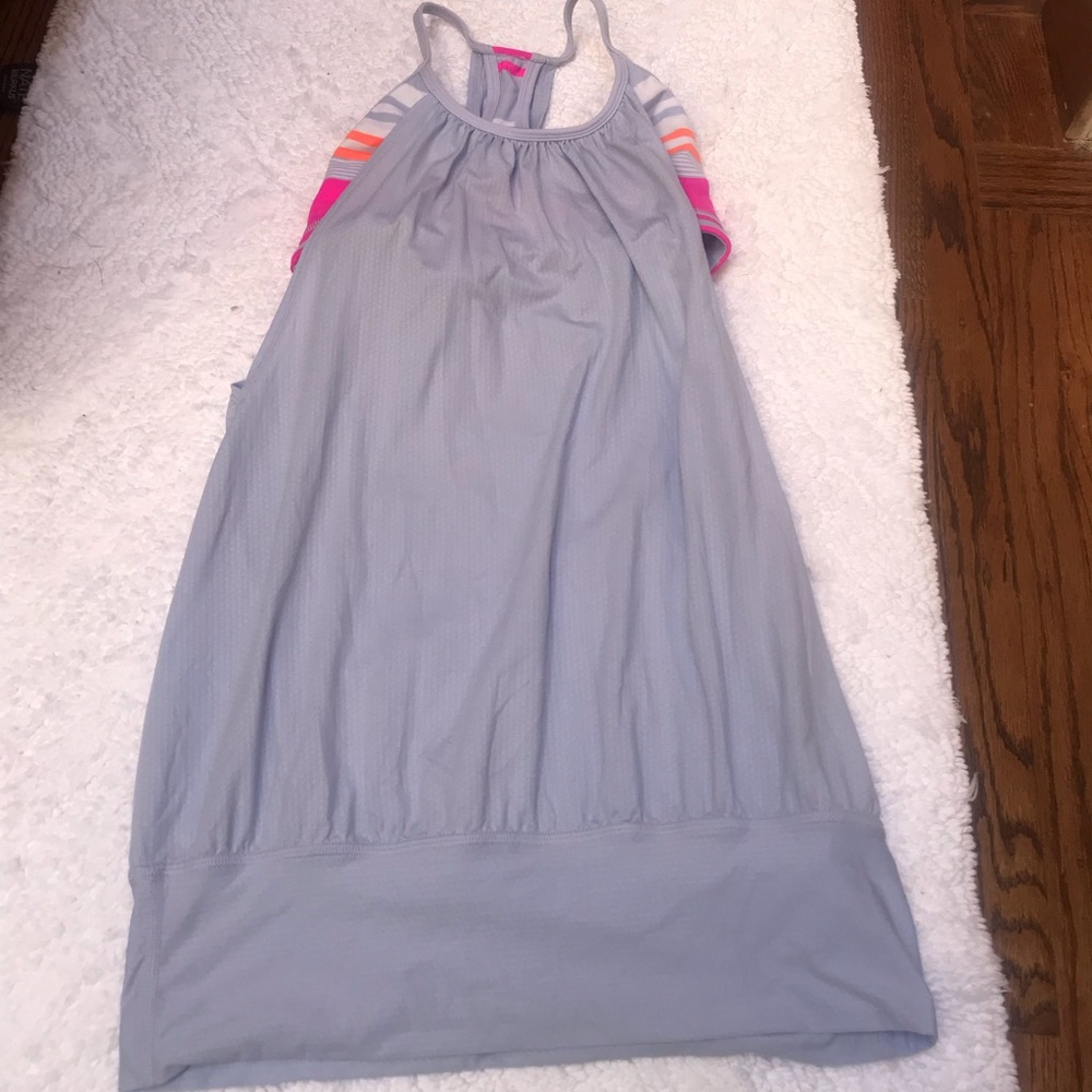 Lavender lulu lemon tank top with built in bra